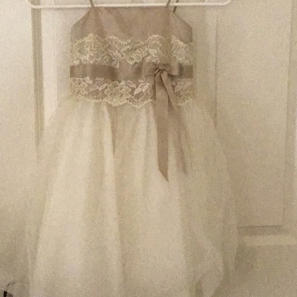 Lacey flower girl dress